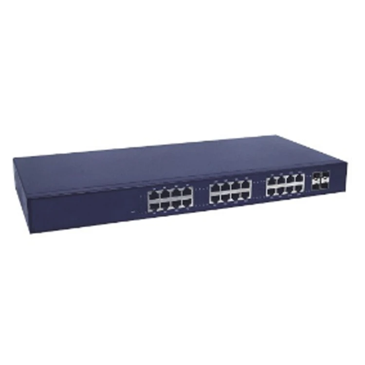 24 Port Gigabit trefjarofi
