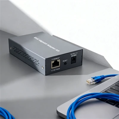 EoC Gigabit Adapter Kit: Lausn til að byggja upp-háhraða Ethernet netkerfi me...