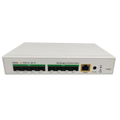 Laga3 8-gátt 10G SFP+ rofi
