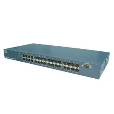 24 Port Gigabit SFP trefjarrofi með mikilli portfjölda